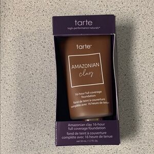Tarte Amazonian clay 16hour foundation full coverage 1.7floz new rich neutral